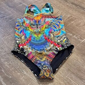 Vibrant Multicolor One-Piece Swimsuit